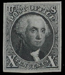 Costs of US Stamp Scott Catalogue #4 - 10c 1875 Washington. Daniel Kelleher Auctions, Oct 2012, Sale 632, Lot 927