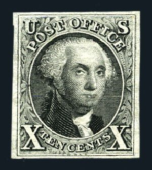 US Stamp Price Scott #4 - 1875 10c Washington. Harmer-Schau Auction Galleries, Aug 2015, Sale 106, Lot 1258