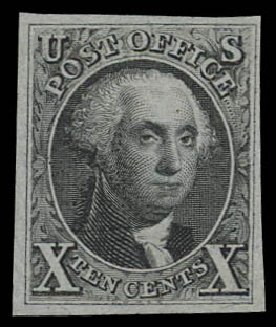 Cost of US Stamp Scott Catalog # 4: 10c 1875 Washington. Daniel Kelleher Auctions, Apr 2012, Sale 629, Lot 148