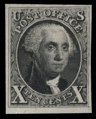 Prices of US Stamps Scott Cat. # 4 - 10c 1875 Washington. Cherrystone Auctions, Mar 2008, Sale 200803, Lot 39
