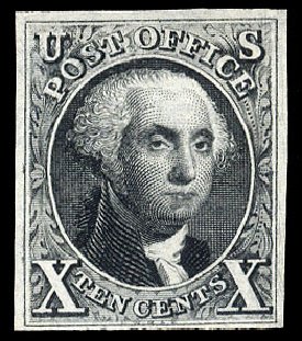 Costs of US Stamps Scott Catalog #4: 10c 1875 Washington. Cherrystone Auctions, Jun 2009, Sale 200906, Lot 9