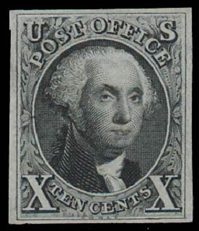 Values of US Stamps Scott 4 - 10c 1875 Washington. Daniel Kelleher Auctions, Oct 2011, Sale 626, Lot 9