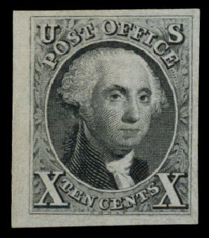Cost of US Stamp Scott Catalog #4 - 1875 10c Washington. Daniel Kelleher Auctions, Dec 2013, Sale 640, Lot 19