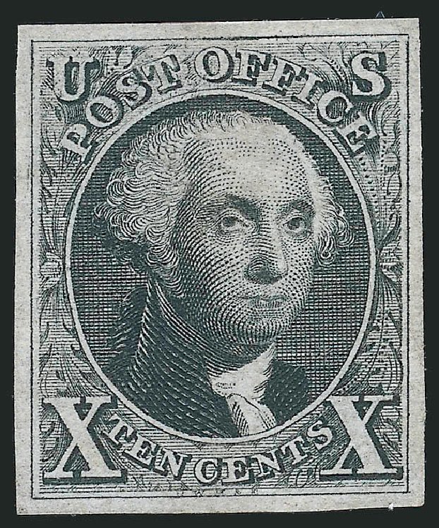 Cost of US Stamps Scott Catalogue 4 - 1875 10c Washington. Robert Siegel Auction Galleries, Oct 2014, Sale 1082, Lot 329