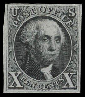 Prices of US Stamps Scott 4: 1875 10c Washington. Daniel Kelleher Auctions, Aug 2012, Sale 631, Lot 661