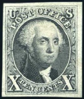 US Stamps Prices Scott Cat. 4: 10c 1875 Washington. Harmer-Schau Auction Galleries, Aug 2011, Sale 90, Lot 1054