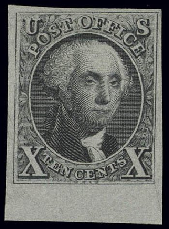US Stamps Values Scott 4 - 10c 1875 Washington. Daniel Kelleher Auctions, Feb 2013, Sale 634, Lot 4