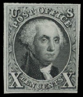 Values of US Stamps Scott Catalog 4 - 1875 10c Washington. Daniel Kelleher Auctions, Mar 2014, Sale 650, Lot 2504