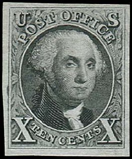 Costs of US Stamp Scott Catalogue # 4 - 10c 1875 Washington. Regency-Superior, Nov 2014, Sale 108, Lot 34