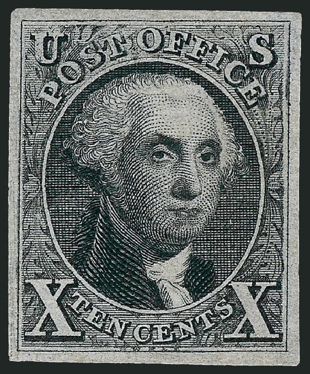 US Stamps Values Scott Catalogue 4 - 1875 10c Washington. Robert Siegel Auction Galleries, Sep 2008, Sale 962, Lot 2224