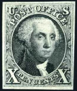 Values of US Stamps Scott Catalog #4: 1875 10c Washington. Harmer-Schau Auction Galleries, Oct 2009, Sale 83, Lot 275