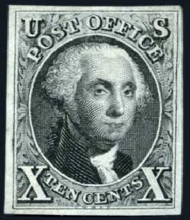 Cost of US Stamp Scott Cat. # 4: 10c 1875 Washington. Harmer-Schau Auction Galleries, Aug 2011, Sale 90, Lot 1052