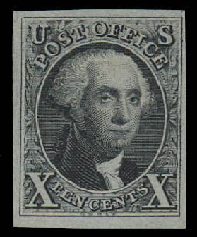 Values of US Stamps Scott Catalog 4: 10c 1875 Washington. Daniel Kelleher Auctions, Aug 2012, Sale 631, Lot 662
