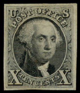 Prices of US Stamps Scott # 4 - 10c 1875 Washington. Daniel Kelleher Auctions, Jan 2015, Sale 663, Lot 1213