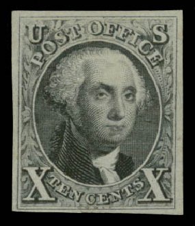 Price of US Stamp Scott # 4 - 1875 10c Washington. Daniel Kelleher Auctions, May 2015, Sale 669, Lot 2363