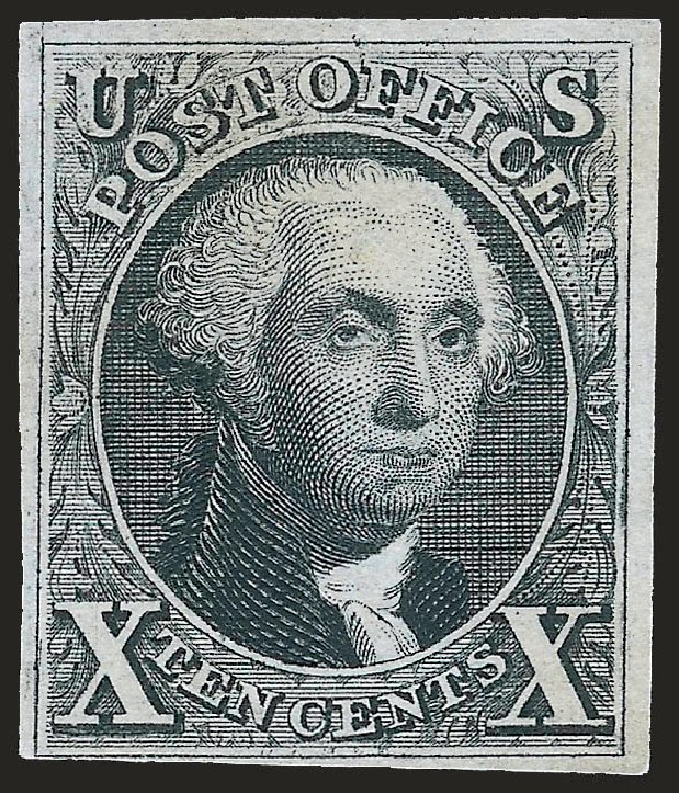 Costs of US Stamps Scott Catalogue # 4: 1875 10c Washington. Robert Siegel Auction Galleries, Sep 2009, Sale 976, Lot 1086
