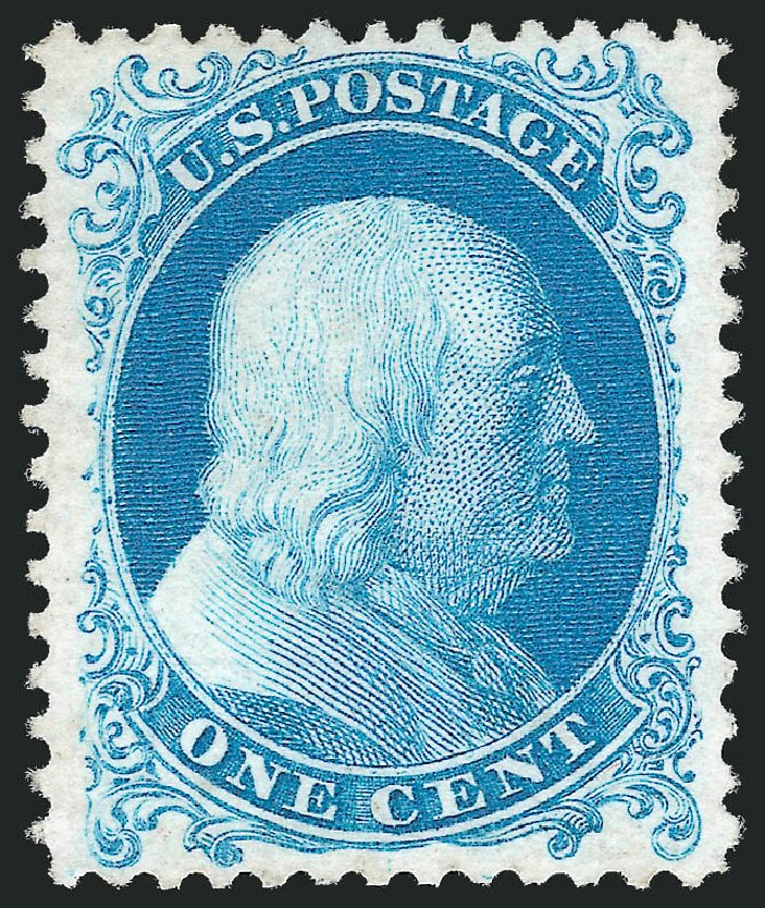Price of US Stamps Scott 40: 1c 1875 Franklin Reprint. Robert Siegel Auction Galleries, Sep 2009, Sale 976, Lot 1277
