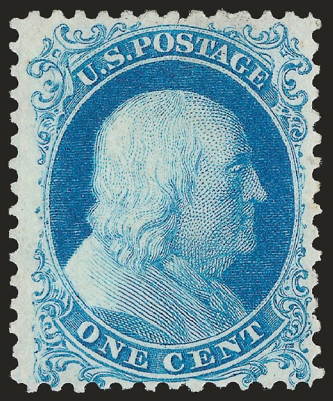 Cost of US Stamps Scott 40: 1875 1c Franklin Reprint. Robert Siegel Auction Galleries, Apr 2010, Sale 984, Lot 238