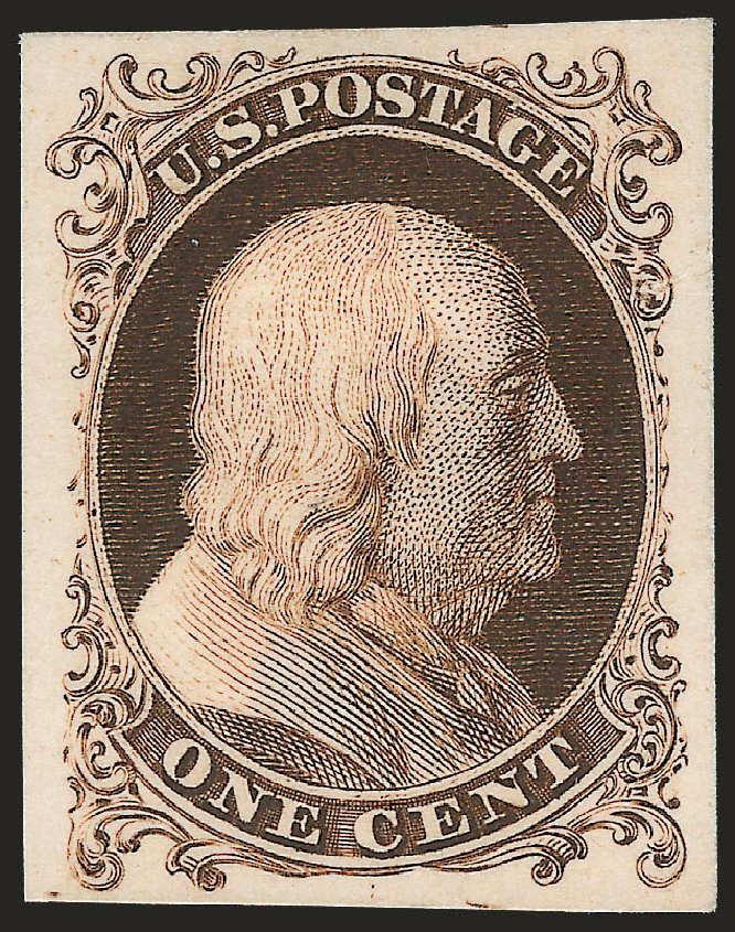 Values of US Stamp Scott 40: 1875 1c Franklin Reprint. Robert Siegel Auction Galleries, Sep 2009, Sale 976, Lot 1009