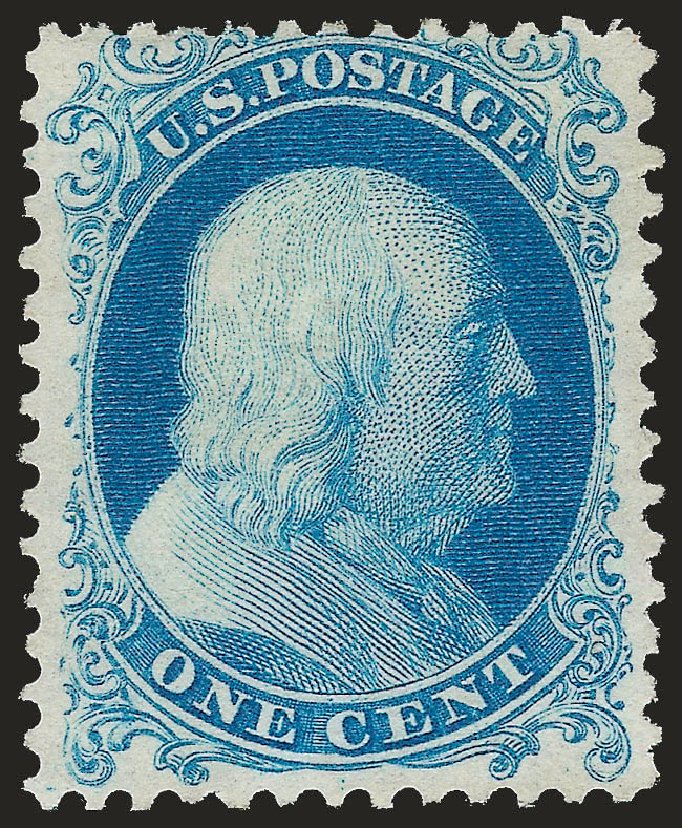 Costs of US Stamps Scott # 40: 1c 1875 Franklin Reprint. Robert Siegel Auction Galleries, Dec 2009, Sale 982, Lot 5169
