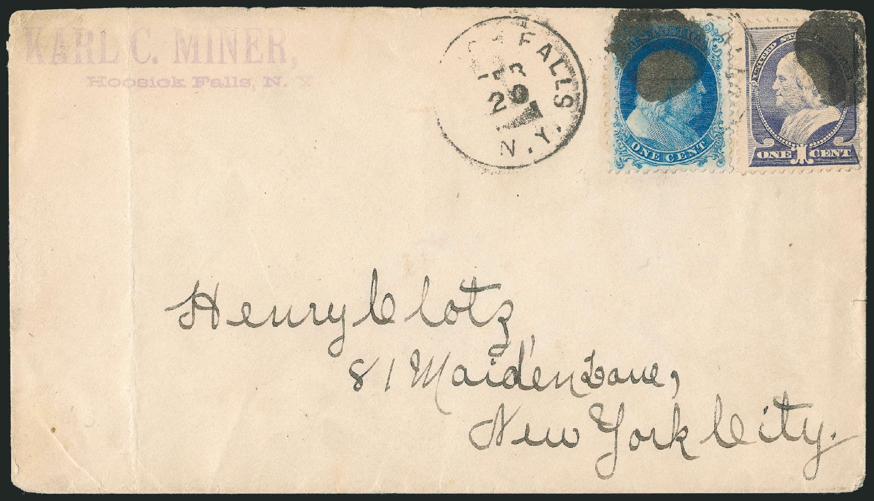 Cost of US Stamps Scott Cat. 40 - 1875 1c Franklin Reprint. Robert Siegel Auction Galleries, Mar 2011, Sale 1006, Lot 1604