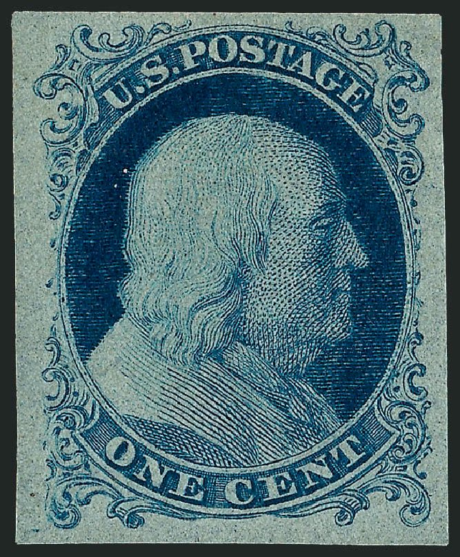 Costs of US Stamp Scott Catalog # 40: 1875 1c Franklin Reprint. Robert Siegel Auction Galleries, Sep 2008, Sale 962, Lot 2014