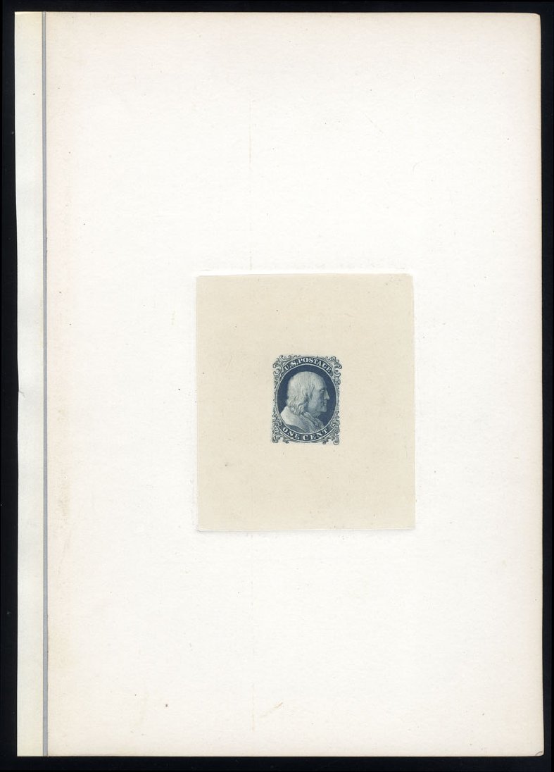 Cost of US Stamp Scott # 40: 1c 1875 Franklin Reprint. Cherrystone Auctions, Jan 2015, Sale 201501, Lot 105