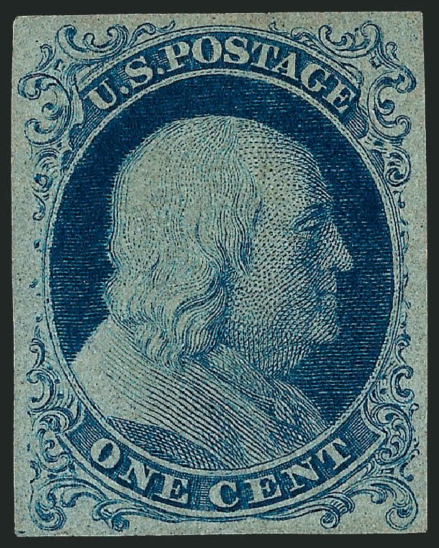 Values of US Stamps Scott # 40: 1875 1c Franklin Reprint. Robert Siegel Auction Galleries, Sep 2008, Sale 962, Lot 2015