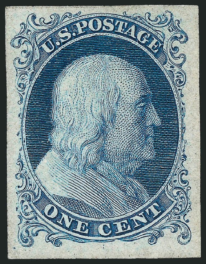 Prices of US Stamp Scott Cat. #40 - 1c 1875 Franklin Reprint. Robert Siegel Auction Galleries, Sep 2008, Sale 962, Lot 2012