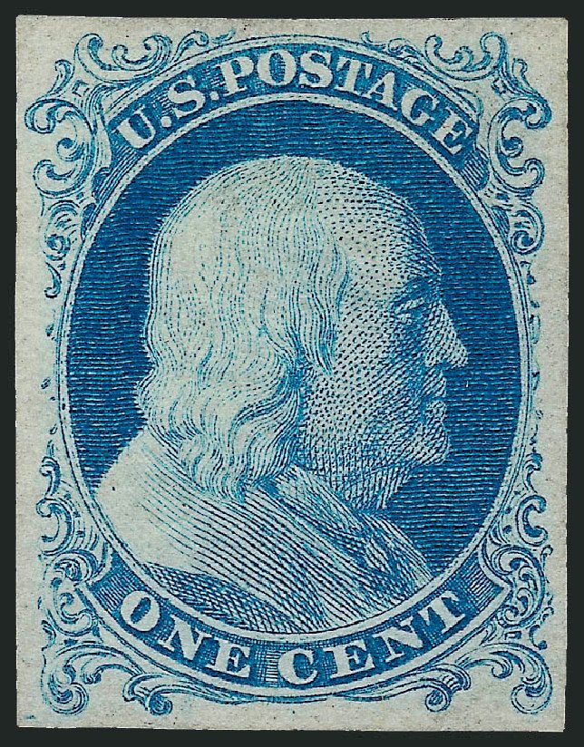 Price of US Stamp Scott Catalogue 40 - 1875 1c Franklin Reprint. Robert Siegel Auction Galleries, Sep 2008, Sale 962, Lot 2013