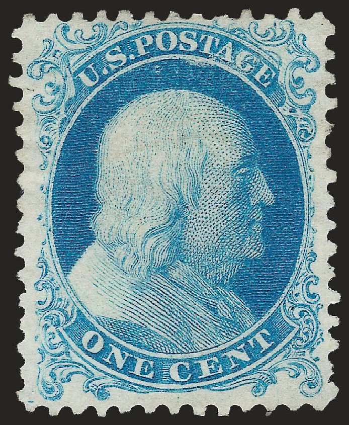 Price of US Stamp Scott Catalogue # 40: 1c 1875 Franklin Reprint. Robert Siegel Auction Galleries, Apr 2010, Sale 984, Lot 236