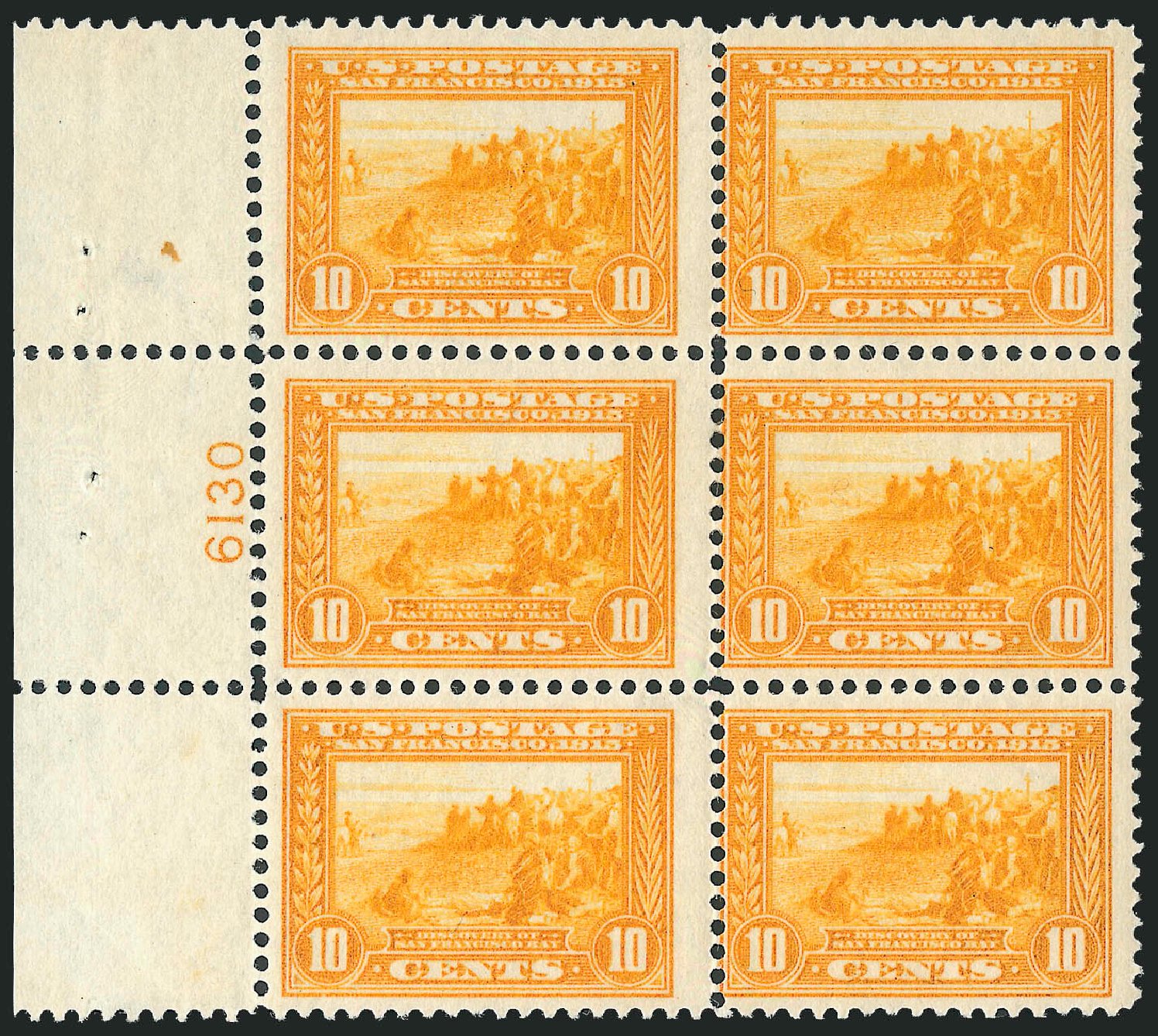 US Stamp Prices Scott Cat. 400: 10c 1913 Panama-Pacific Exposition. Robert Siegel Auction Galleries, Oct 2011, Sale 1014, Lot 1867