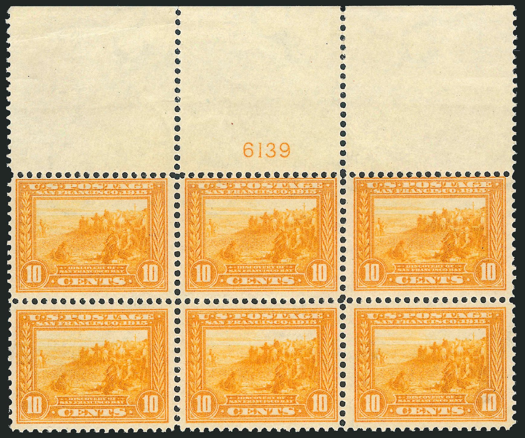 Price of US Stamps Scott Catalogue # 400: 1913 10c Panama-Pacific Exposition. Robert Siegel Auction Galleries, Dec 2012, Sale 1037, Lot 2037
