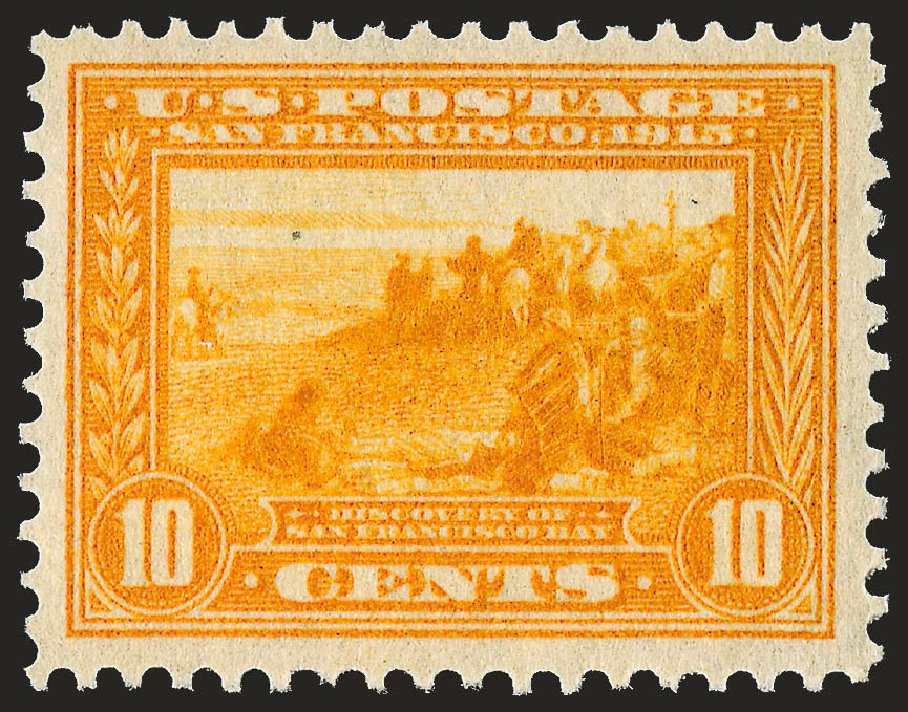 US Stamp Value Scott Cat. # 400: 10c 1913 Panama-Pacific Exposition. Robert Siegel Auction Galleries, Dec 2008, Sale 967, Lot 4727