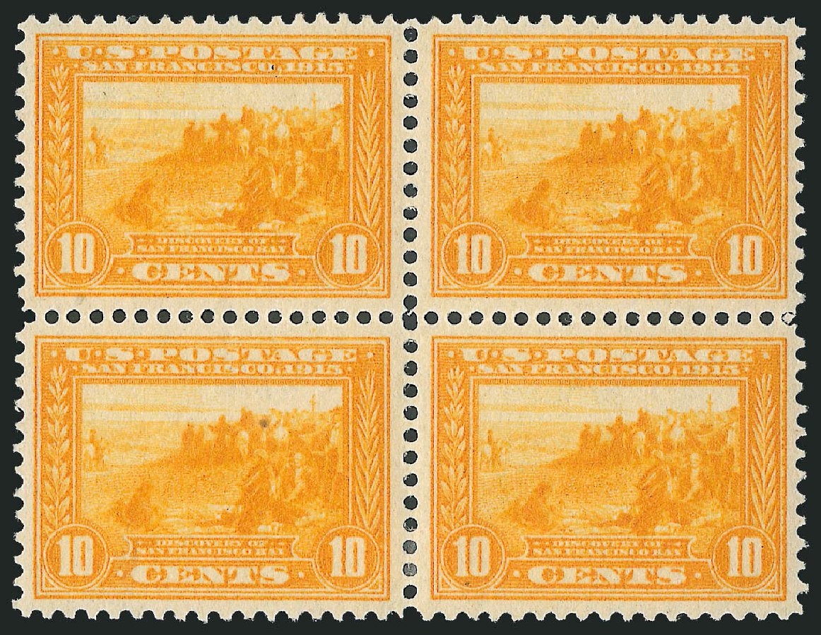 US Stamps Values Scott Catalogue 400 - 10c 1913 Panama-Pacific Exposition. Robert Siegel Auction Galleries, Oct 2010, Sale 997, Lot 5967