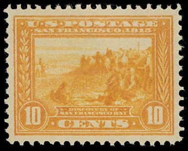 US Stamp Values Scott #400 - 1913 10c Panama-Pacific Exposition. Matthew Bennett International, Jun 2008, Sale 328, Lot 929