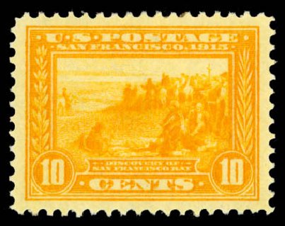 Prices of US Stamp Scott Cat. # 400: 10c 1913 Panama-Pacific Exposition. Daniel Kelleher Auctions, Dec 2013, Sale 640, Lot 359