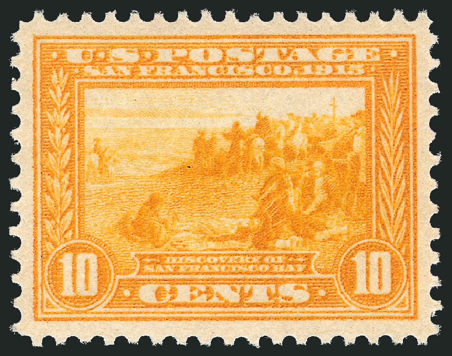 US Stamps Values Scott #400: 1913 10c Panama-Pacific Exposition. Robert Siegel Auction Galleries, Feb 2015, Sale 1093, Lot 239