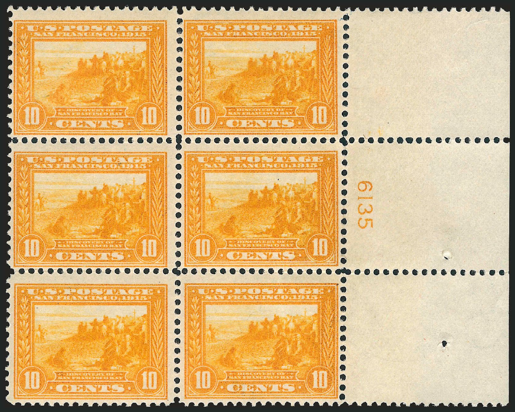US Stamp Prices Scott Catalogue 400 - 10c 1913 Panama-Pacific Exposition. Robert Siegel Auction Galleries, Dec 2009, Sale 982, Lot 5789