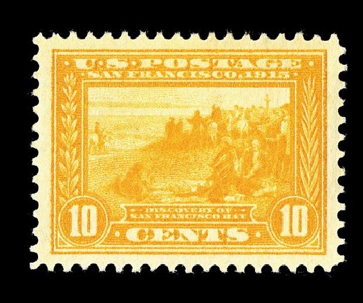Values of US Stamps Scott Catalogue #400 - 10c 1913 Panama-Pacific Exposition. Spink Shreves Galleries, May 2014, Sale 148, Lot 289