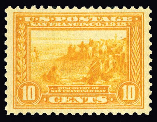 Value of US Stamps Scott Catalog #400 - 1913 10c Panama-Pacific Exposition. Matthew Bennett International, Jun 2008, Sale 328, Lot 930