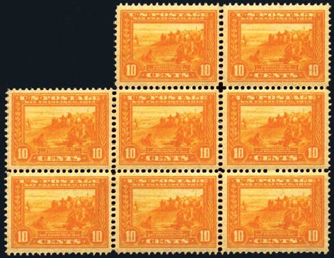 US Stamp Prices Scott Catalogue #400: 10c 1913 Panama-Pacific Exposition. Harmer-Schau Auction Galleries, Aug 2011, Sale 90, Lot 1510