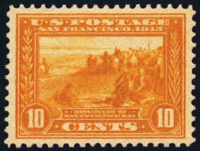 US Stamp Prices Scott Catalogue #400: 10c 1913 Panama-Pacific Exposition. Harmer-Schau Auction Galleries, Aug 2012, Sale 94, Lot 1530
