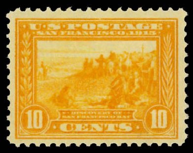 Values of US Stamp Scott # 400: 1913 10c Panama-Pacific Exposition. Daniel Kelleher Auctions, Jan 2012, Sale 628, Lot 480