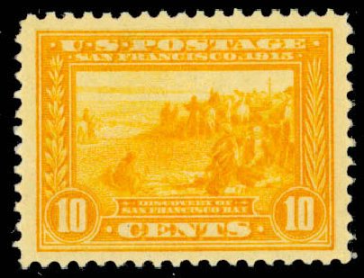 Value of US Stamp Scott Cat. # 400: 1913 10c Panama-Pacific Exposition. Daniel Kelleher Auctions, Mar 2013, Sale 635, Lot 510