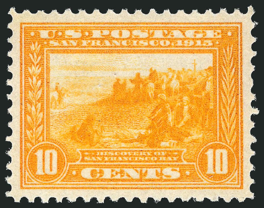US Stamps Values Scott # 400 - 10c 1913 Panama-Pacific Exposition. Robert Siegel Auction Galleries, Dec 2011, Sale 1017, Lot 790