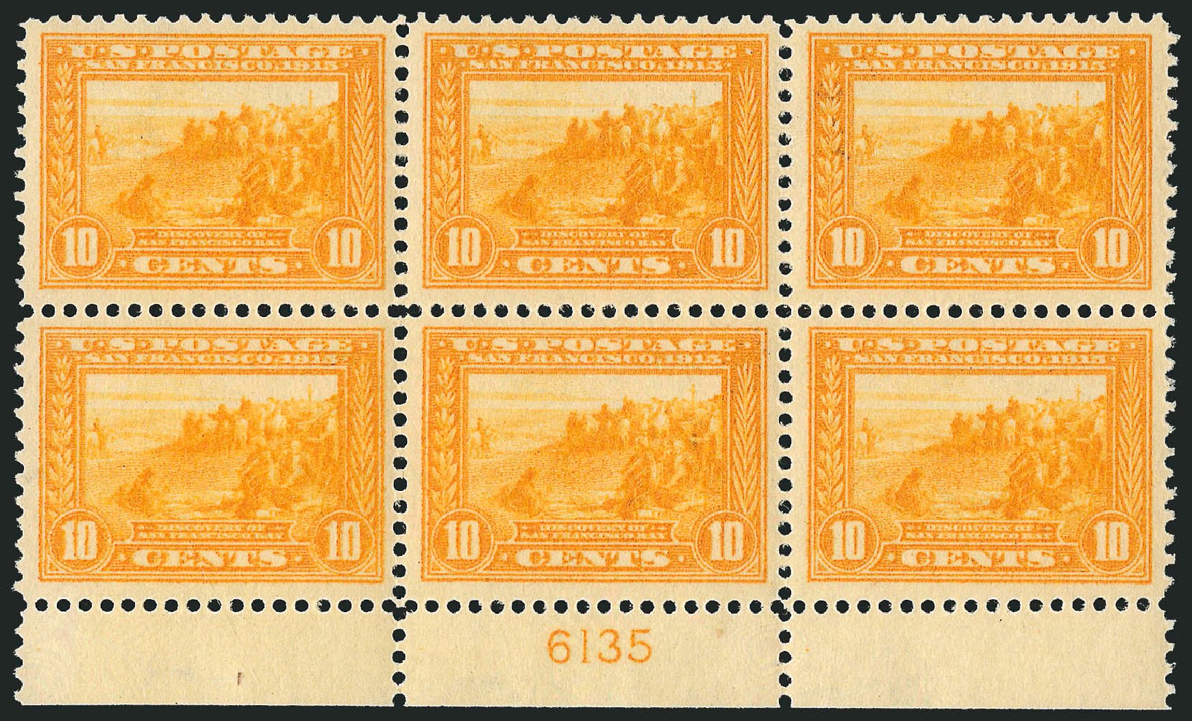 Prices of US Stamps Scott Catalogue #400: 1913 10c Panama-Pacific Exposition. Robert Siegel Auction Galleries, Feb 2015, Sale 1093, Lot 240