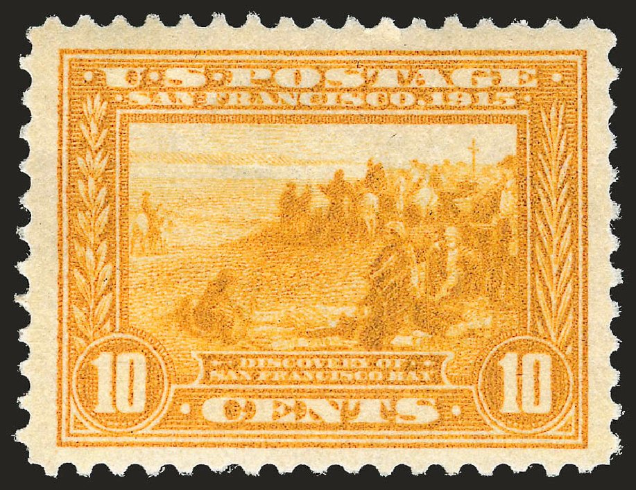 US Stamp Value Scott Cat. # 400 - 1913 10c Panama-Pacific Exposition. Robert Siegel Auction Galleries, Apr 2009, Sale 972, Lot 3320