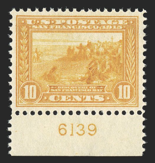 US Stamp Value Scott 400: 10c 1913 Panama-Pacific Exposition. Spink Shreves Galleries, Nov 2012, Sale 141, Lot 160