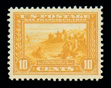 Prices of US Stamp Scott Catalogue 400 - 1913 10c Panama-Pacific Exposition. Matthew Bennett International, Jun 2007, Sale 319, Lot 1421
